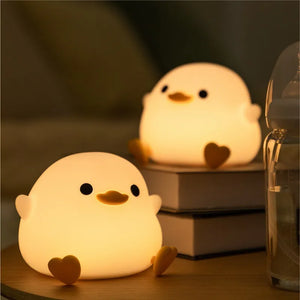 Bean Duck LED Night Light - Touch Sensor, USB Rechargeable