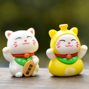 Neko Lucky Cat Figurine Set