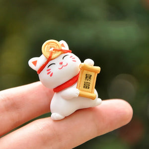 Neko Lucky Cat Figurine Set