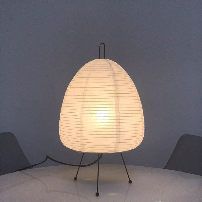 Japanese Paper Lantern LED Table Lamp