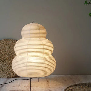 Japanese Paper Lantern LED Floor Lamp