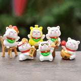 Neko Lucky Cat Figurine Set