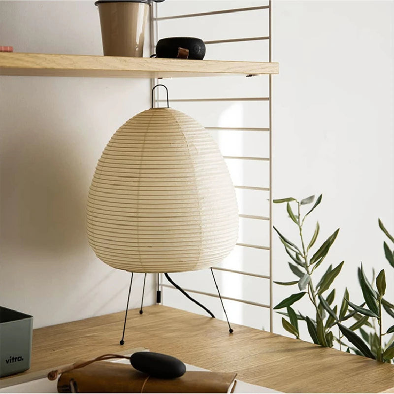 Japanese Paper Lantern LED Table Lamp